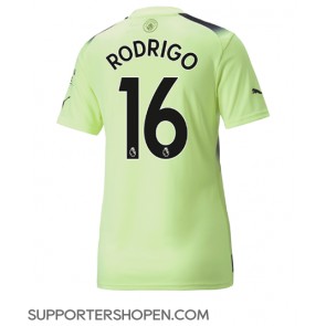Manchester City Rodri Hernandez #16 Tredje Matchtröja Dam 2022-23 Kortärmad